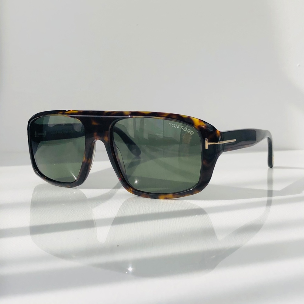 New TOM FORD Duke Square Dark Havana Sunglasses - Picture 6 of 16